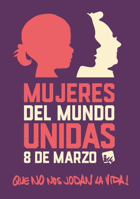 Banner que convoca al Paro Internacional de las Mujeres en las redes sociales.