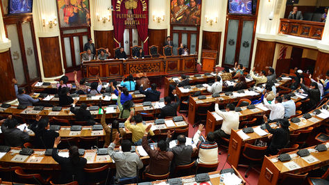Sesión de la Cámara de Diputados