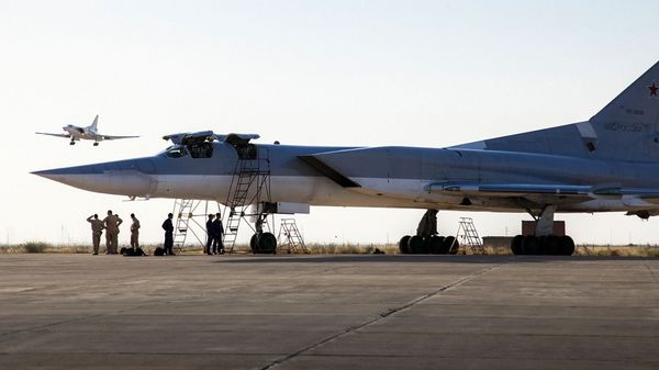 Bombarderos supersónicos Tu-22M, de la Fuerza Aérea rusa, durante operaciones en apoyo del gobierno de Bashar al Assad en Siria (AP)