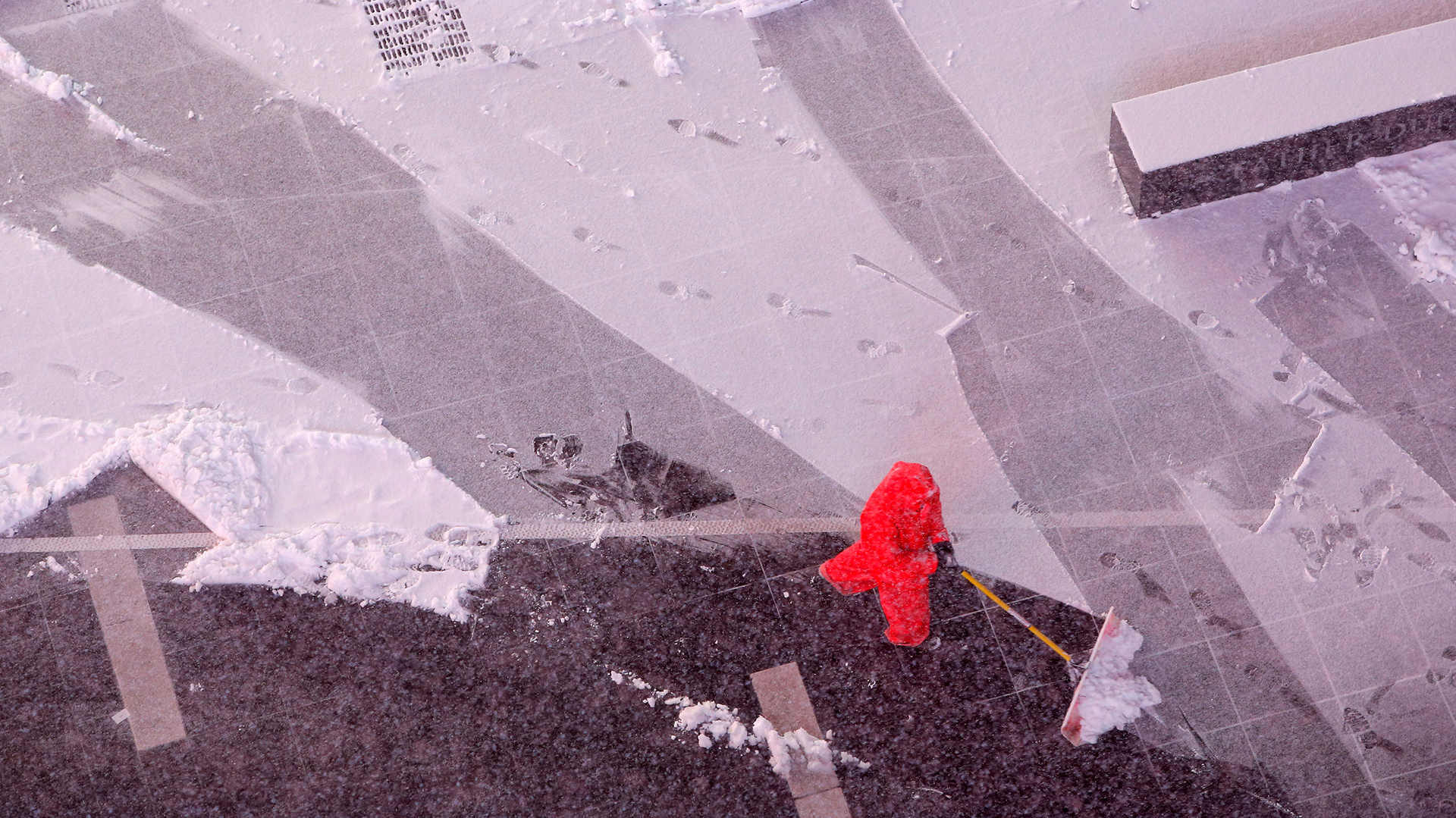 La tormenta llega casi en primavera tras un invierno de temperaturas relativamente altas