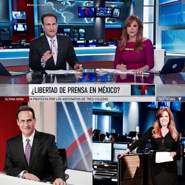 María Celeste Arrarás y José Díaz-Balart son las caras más representativas de los noticieros nacionales de Telemundo