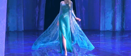 Disney Princesses in blue