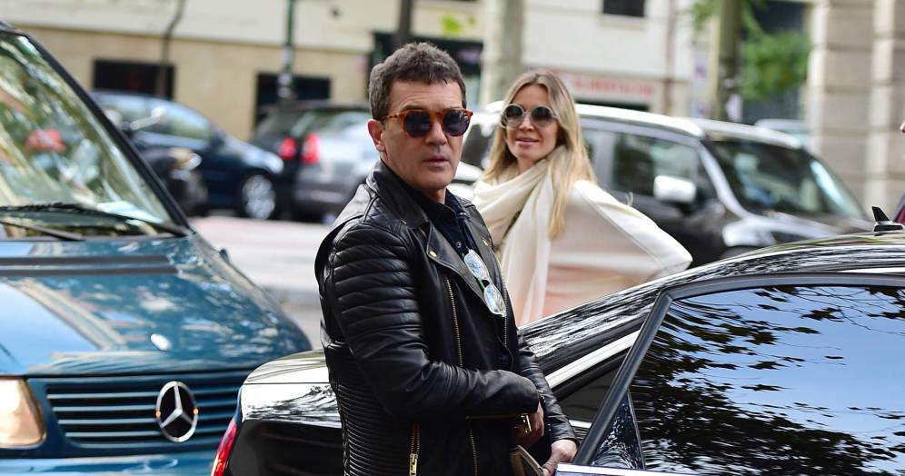 Foto: Banderas y Nicole Kimpel en una imagen de archivo. (Gtres)