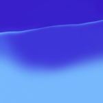 Nuevo fondo de pantalla de Android O color azul opaco