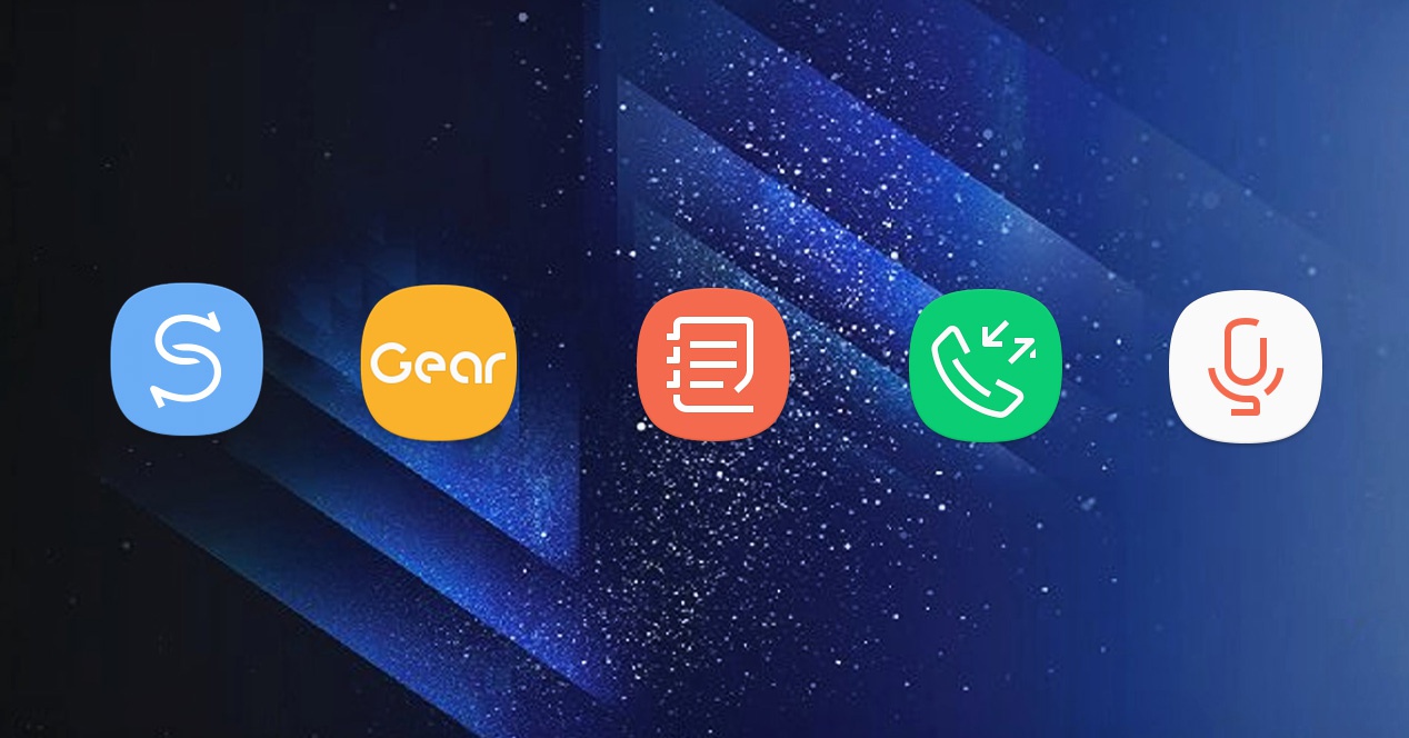 Iconos del Samsung Galaxy S8