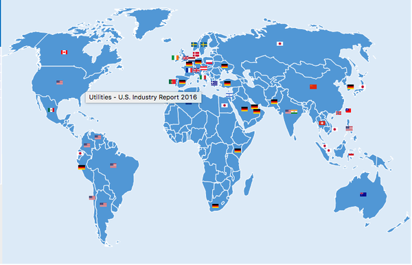 En América, Canadá, Estados Unidos y México prefieren sus propios artículos. Los bienes Made in USA son muy valorados en el sur: Argentina, Chile, Brasil, Colombia, Venezuela (Statista.com)