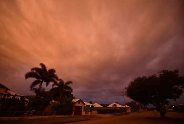 Las nubes en Ayr, en el norte de Queensland (AFP)