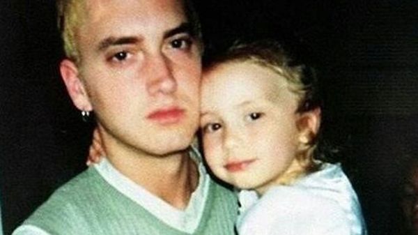 Eminem y Hailie, cuando ella tenía apenas dos años