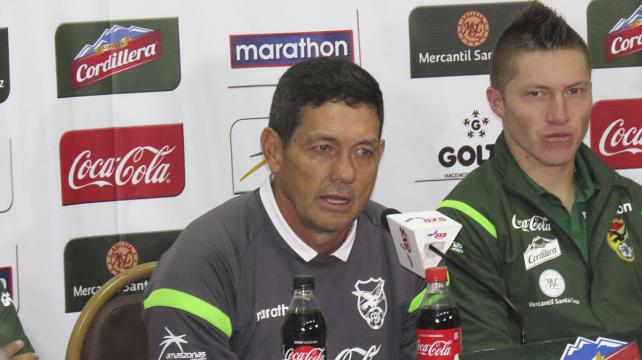 El técnico de la selección nacional Mauricio Soria. Foto: Etzhel A. Llanque %image_alt%