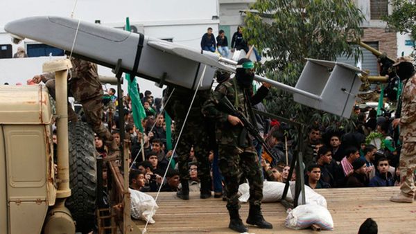 Un drone en poder de Hamas (AP)