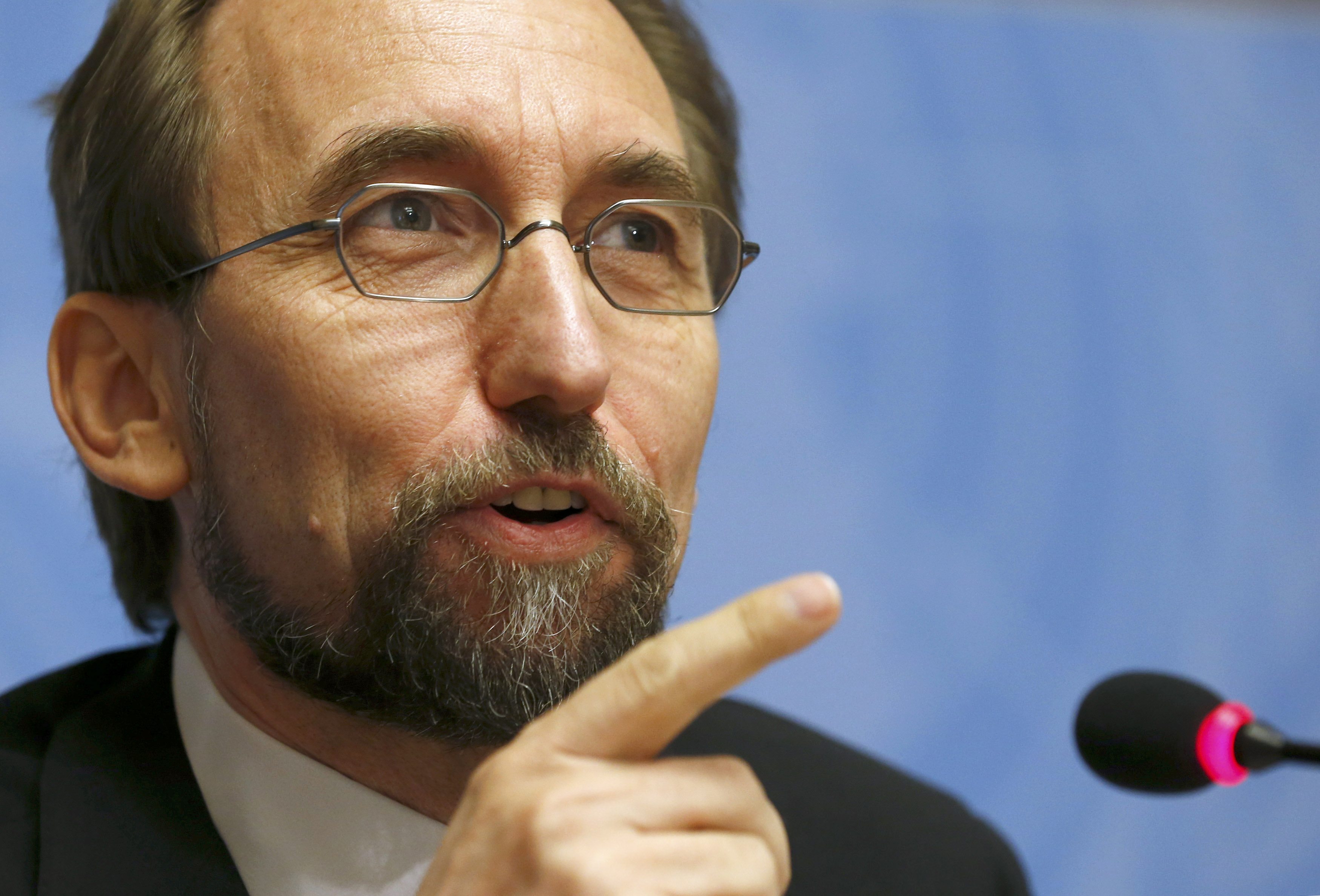 El alto comisionado de Derechos Humanos de la ONU, Zeid Ra