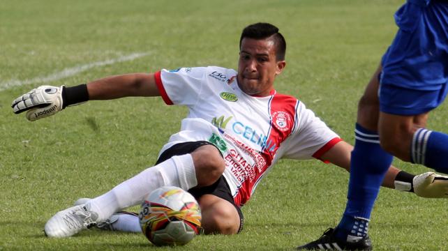 Acosta encajó cinco goles en seis partidos con Guabirá. Es una pieza clave en el puntero. Foto: Rolando Villegas %image_alt%