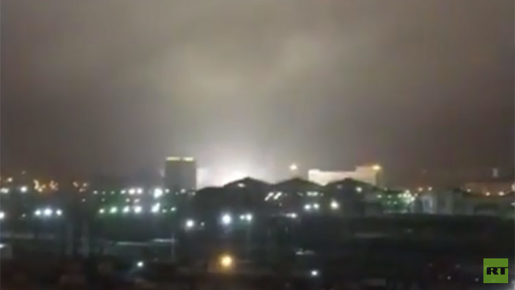Un 'ojo en llamas' se cierne sobre una ciudad en Rusia (VIDEO)