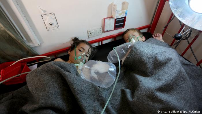 Syrien Idlib Giftgas Angriff (picture alliance/dpa/M.Karkas)