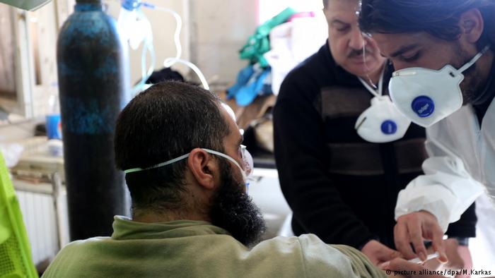 Syrien Idlib Giftgas Angriff (picture alliance/dpa/M.Karkas)