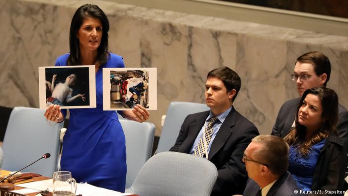 Nikki HAley, embajadora de Estados Unidos ante la ONU.