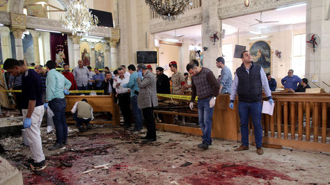 Atentado en Egipto contra dos iglesias deja más de 30 muertos.