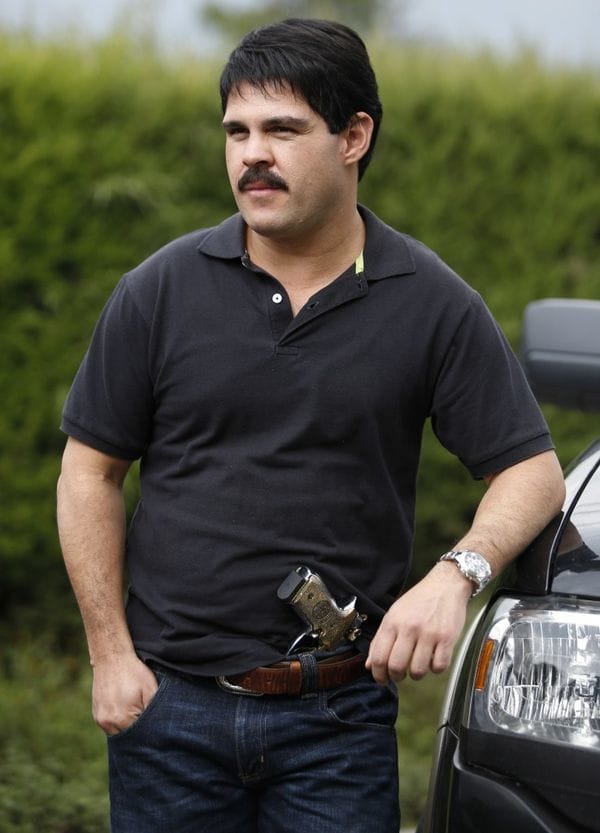 Marco de la O interpretando “El Chapo” (AP Photo)