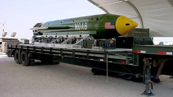 La “madre de todas las bombas” utilizada contra ISIS en Afganistán