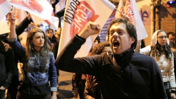 Protestas en Estambul por el resultado de las elecciones (Reuters)