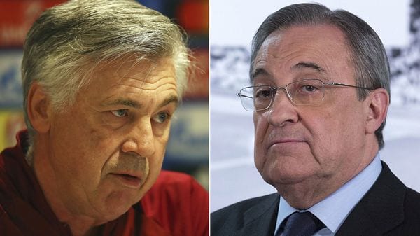 Carlo Ancelotti reveló dos “grandes problemas” que tuvo con el presidente del Real Madrid