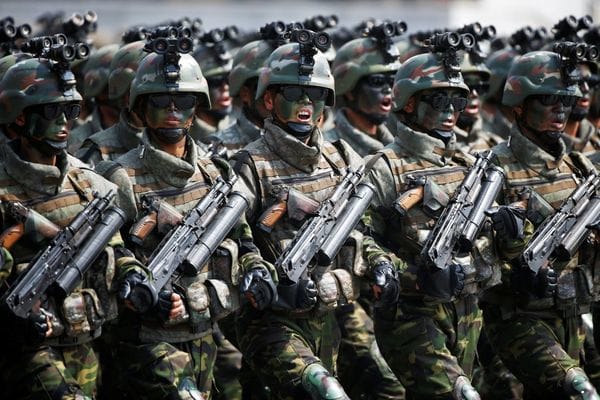 Las famosas fuerzas especiales del régimen, que en el pasado han realizado acciones temerarias en Corea del Sur (Reuters)