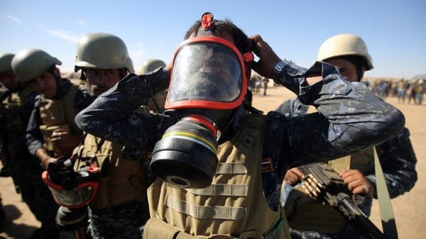 Las fuerzas iraquíes denunciaron que ISIS utilizó armas químicas en Mosul (AFP)