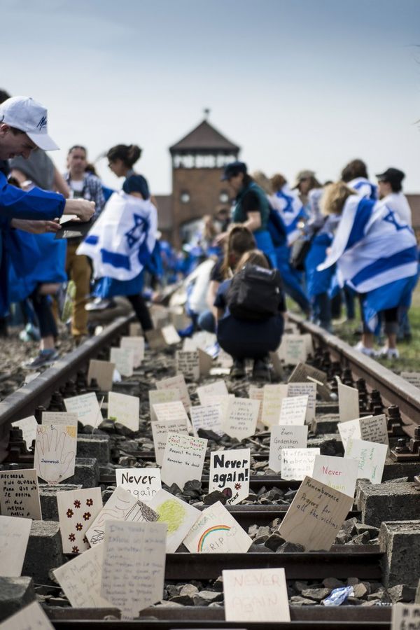 En Auschwitz y Birkenau murieron más de un millón de judíos y otras minorías durante la Segunda Guerra Mundial (Marcha por la Vida)