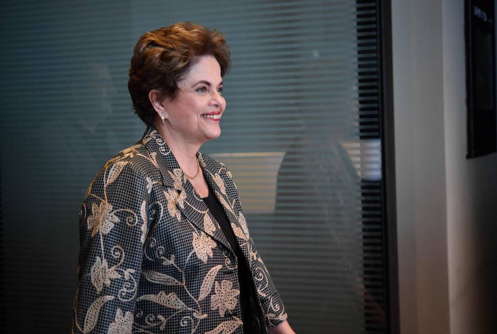 Dilma Rousseff, este lunes, en Ciudad de México.