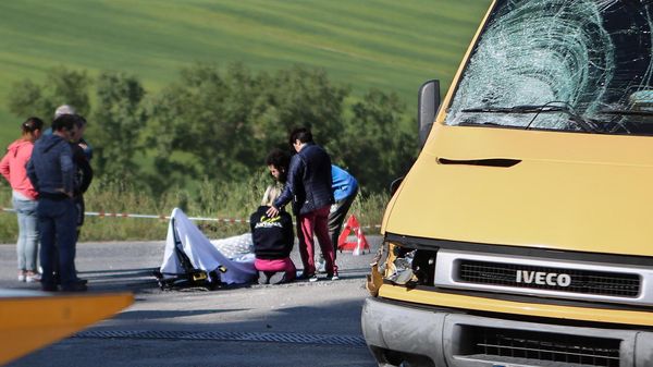 El ciclista italiano Michele Scarponi, de 37 años, falleció tras ser arrollado por un camión (AP)