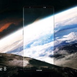 Biseles del panel OLED del Samsung Galaxy Note 8