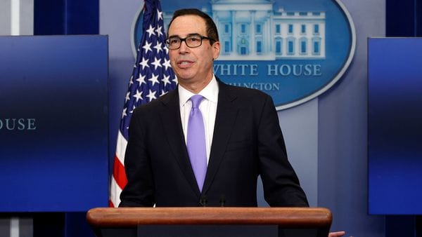 Steven Mnuchin, Secretario de la Tesorería (Reuters)