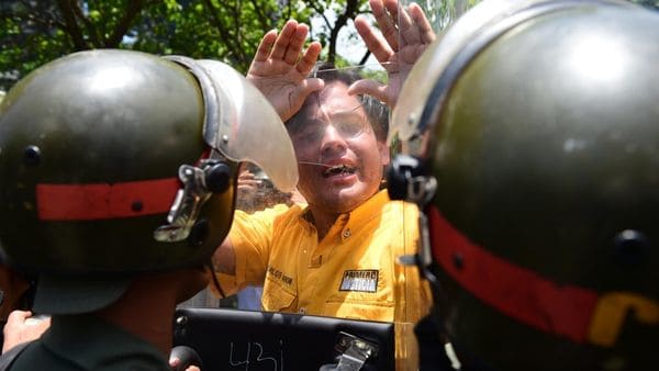 Represión en Venezuela (AFP)