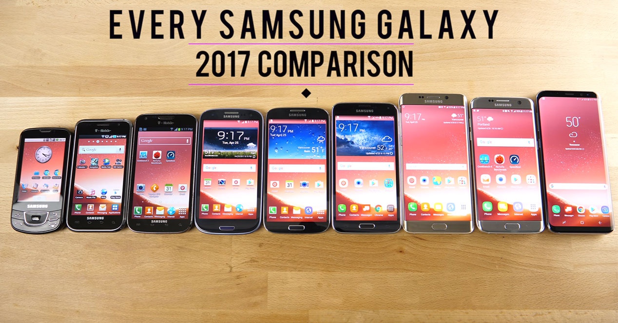 Comparativa en vídeo del Samsung Galaxy S8