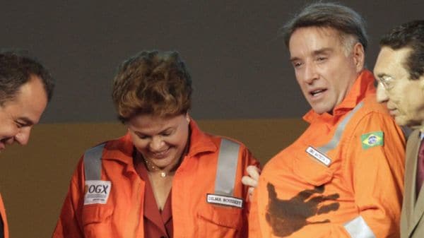 Dilma Rousseff junto a Batista en un acto político (Reuters. Archivo)