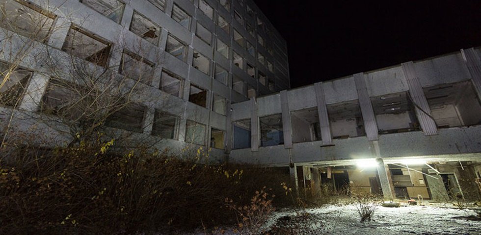 Encienden luces en el lugar de la catástrofe de Chernóbil