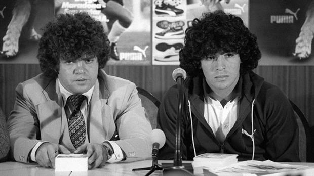 Cyterszpiler, el primer representante de Maradona