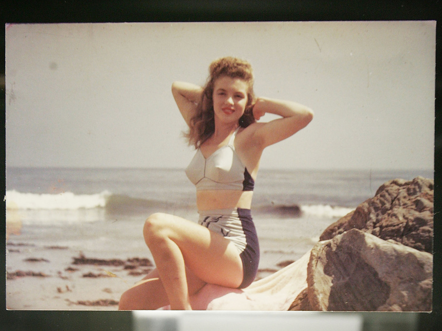 Marylin Monroe en una imagen expuesta a subasta. Marylin Monroe en una imagen expuesta a subasta.