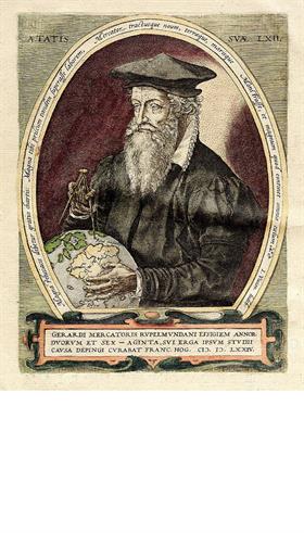 El cartógrafo belga Gerard Mercator