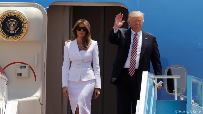 Israel Ankunft Donald Trump (Reuters/A. Cohen)