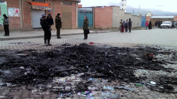 Saquean oficinas de empresa piramidal en El Alto