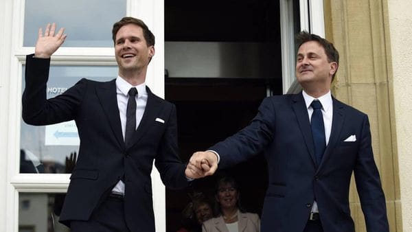 Gauthier Destenay y Xavier Bettel