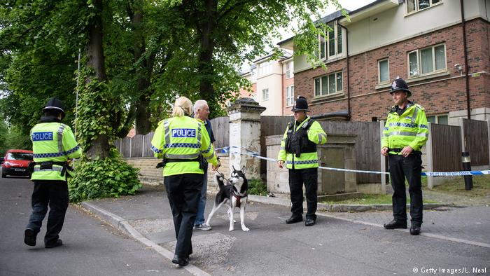 Großbritannien Manchester - Polizeiaktivität nach Terroranschlag bei Konzert (Getty Images/L. Neal)