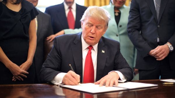 El presidente de EEUU, Donald Trump