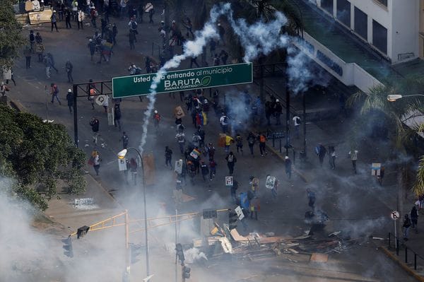 257 personas resultaron heridas este lunes en Caracas (Reuters)