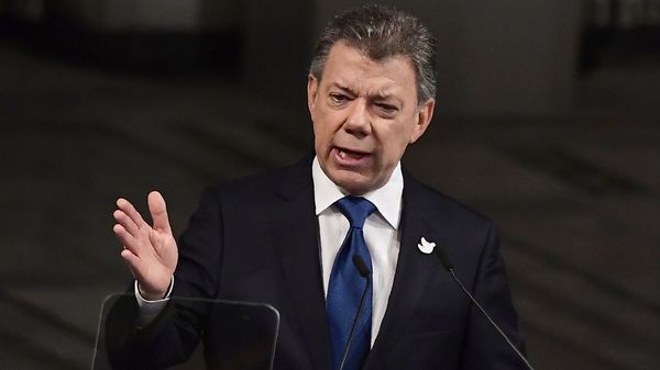 Juan Manuel Santos, presidente de Colombia (AFP)