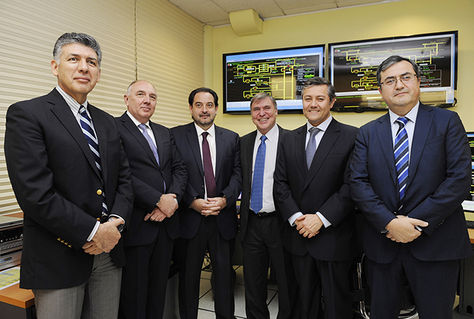 Ejecutivos de Enap tras el inicio de los envíos de gas a Argentina. Foto: http://www.enap.cl/