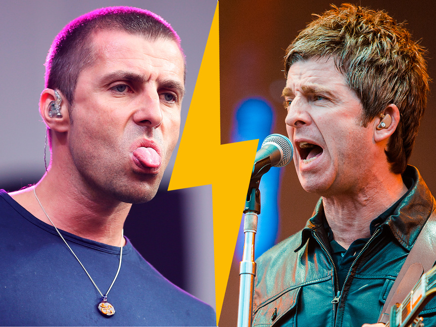 Liam y Noel Gallagher, 23 años odiándose.
