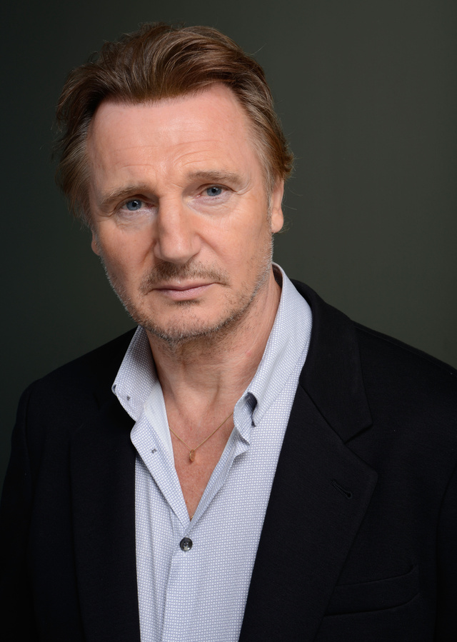 Retrato de Liam Neeson en una de sus multiples visitas al festival de Toronto. 