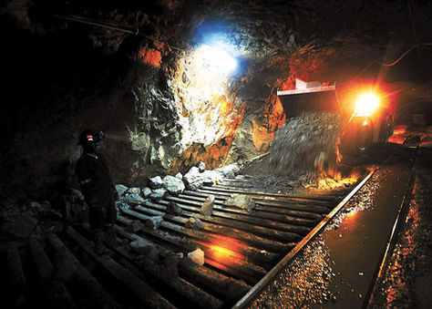 Producción minera en Bolivia. Foto: Wara Vargas-Archivo.